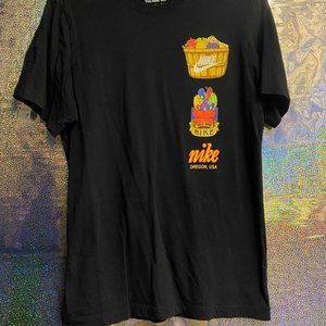 Nike 'Certified Fresh' fruit printed t-shirt in black SMALL